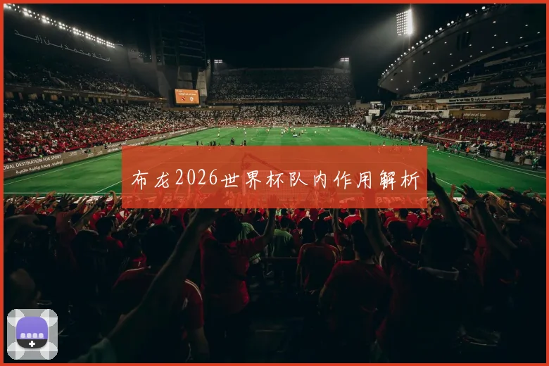 布龙2026世界杯队内作用解析